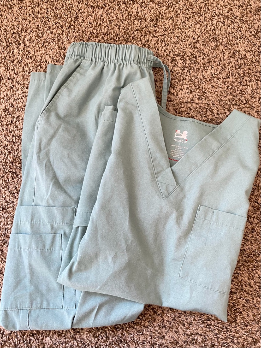 Women's Scrub Set Bundle - Light Green, Purple, and Grey